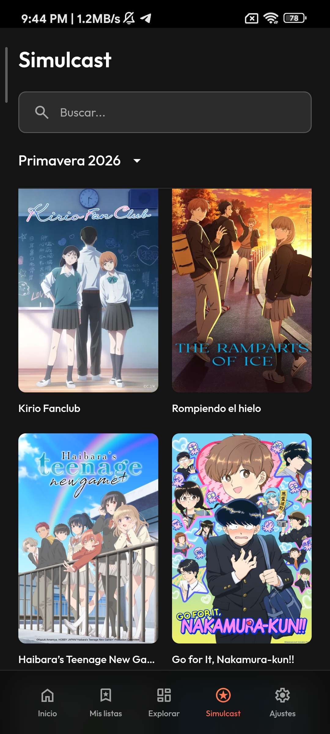 Animes de Temporada